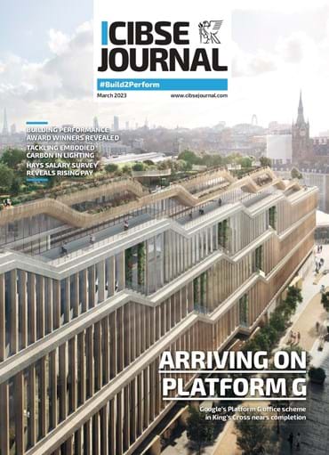 CIBSE Journal March 2023 cover image